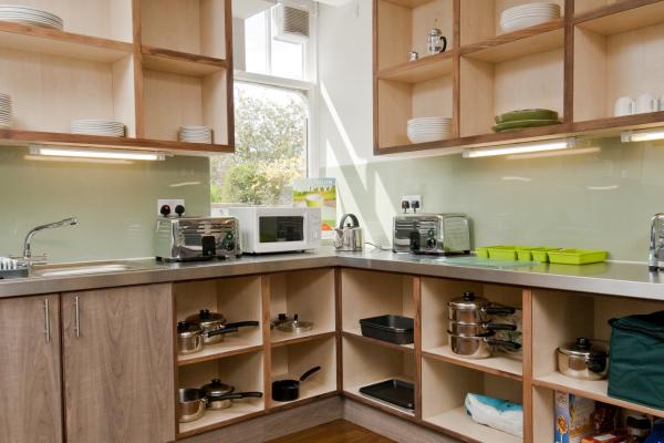 Self-catering kitchen at YHA