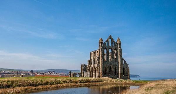 View of St Hilda's Abbey, Whitby