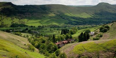 View across Edale landscape YHA Edale View Image