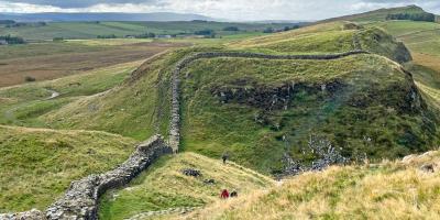 Hadrian's wall, near YHA The Sill at Hadrian's Wall