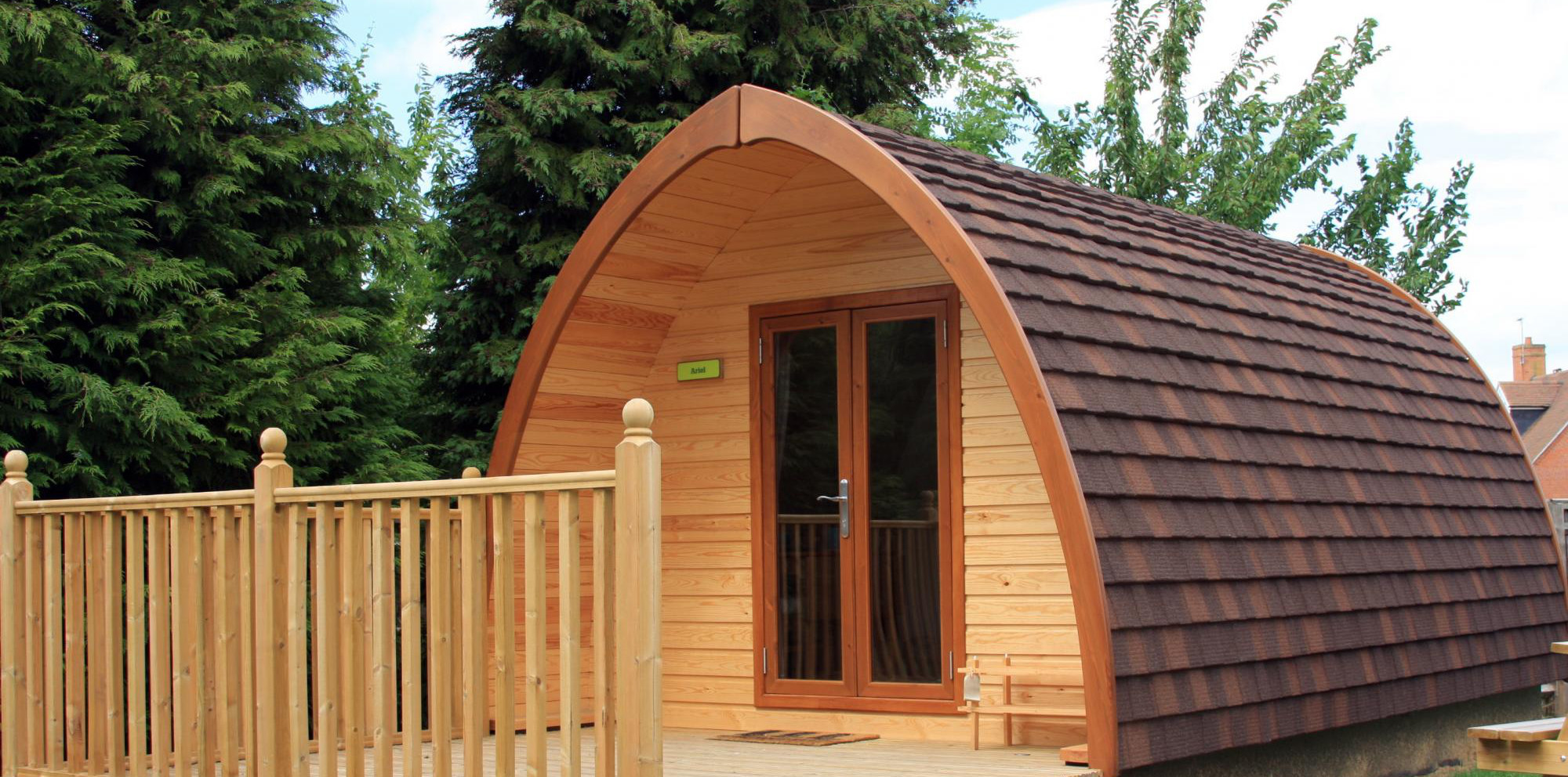 YHA Deluxe camping pod