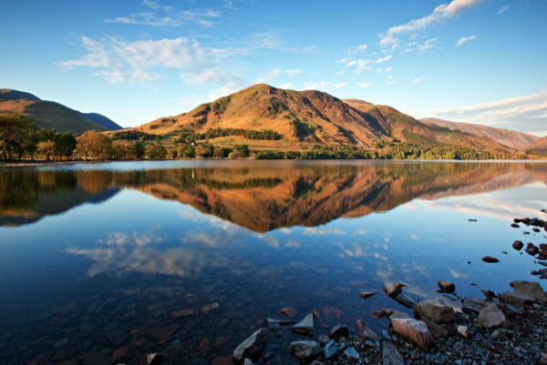 Buttermere lake and surrounding areas