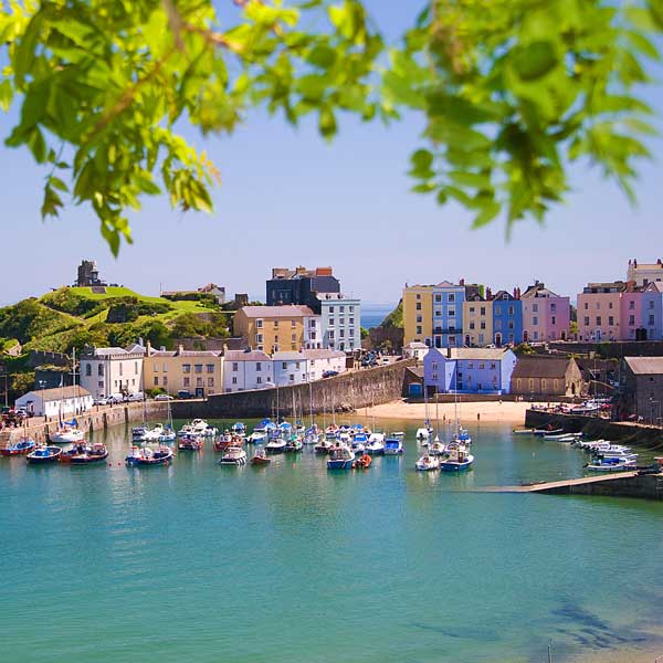 View of Tenby, South Wales