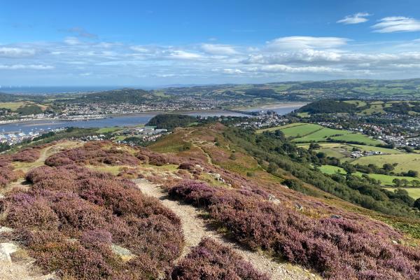 Conwy countryside view