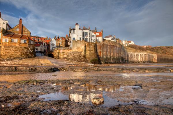 Robin Hood's Bay, North Yorkshire at sunset
