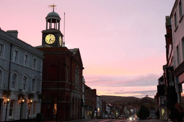 Bridport Town Hall, near the Museum
