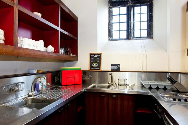 YHA Wilderhope Manor kitchen