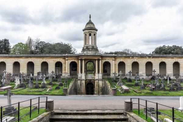 Brompton Cemetery view