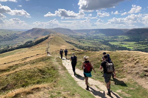 Castleton and Great Ridge, Peak District partner walk