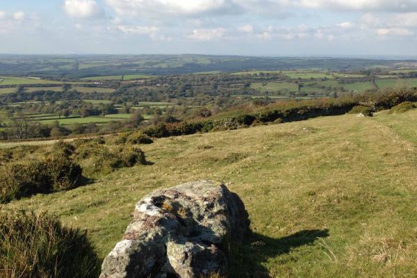 View of Dartmoor