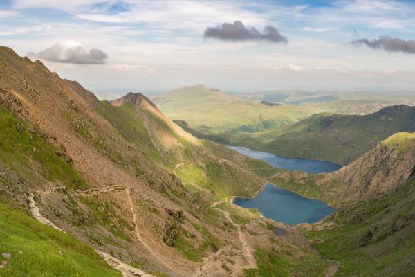 View of Llyn Glaslyn, Snowdonia