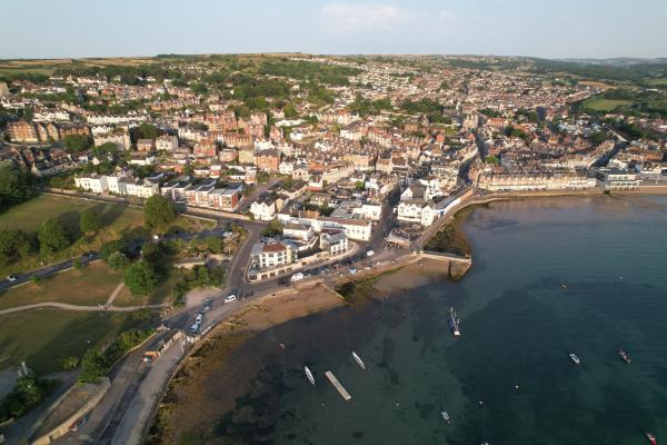Swanage aerial view