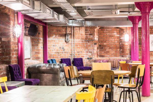 Lounge area at YHA Liverpool Central