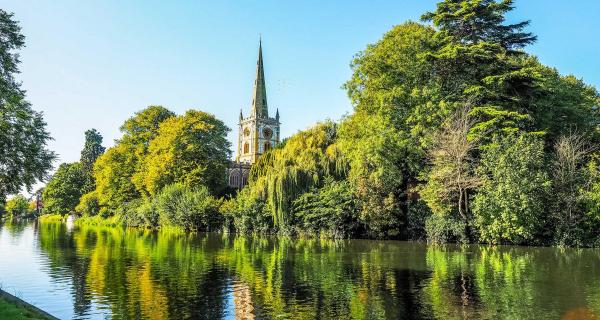 View of Holy Trinity Church from the River Avon