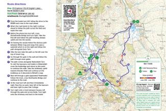 009 YHA Borrowdale Great Crag Watendlath self-guided walking map cover