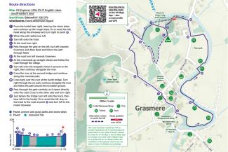 Grasmere Village self-guided walking map cover