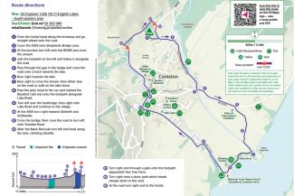 Coniston Village walking map