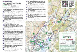 Tarns Hows and Coniston self-guided walking map cover