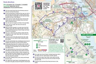 035 YHA Conwy Mynydd y Dref (Conwy Mountain) walk map cover