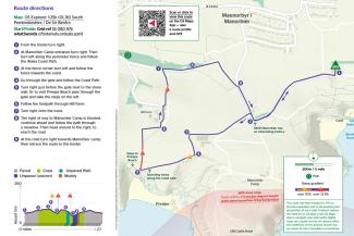 049 YHA Manorbier Presipe walk map