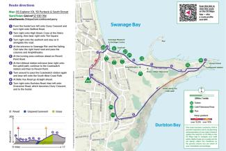 051 YHA Swanage Peveril Point self-guided walk map cover