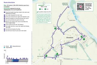 056 YHA Stratford-upon-Avon Alveston walk map cover