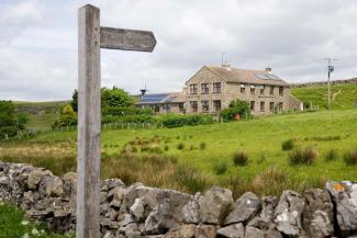 YHA Langdon Beck Walking Route Sign