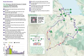 Llanberis and Llyn Padarn walking map cover