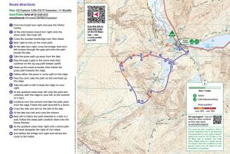 YHA Idwal Cottage Y Garn self-guided walking map cover