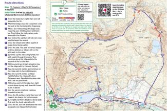 075 Carnedd Dafydd and Carnedd Llewelyn self-guided walking map cover