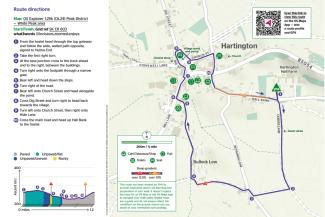 196 map of Hartington village walk cover