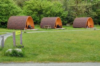 Camping Pods in the grounds of YHA Borrowdale YHA Borrowdale Pods