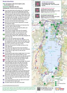 205 YHA Keswick Cat Bells and Derwent Water walk map cover