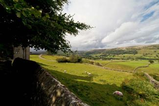 View from YHA Grinton Lodge YHA Grinton Lodge View