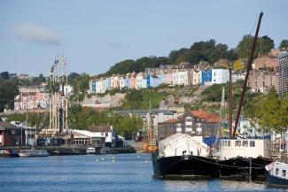Image of boats on Bristol Harbour Image of YHA Bristol Locality
