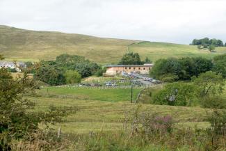 YHA The Sill at Hadrian's Wall exterior YHA The Sill grounds