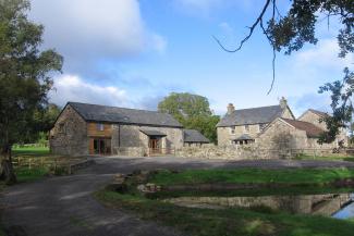 YHA Llangattock Mountain Bunkhouse car park YHA Llangattock exterior