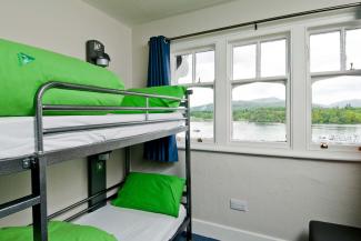 View from YHA Ambleside bedroom YHA Ambleside bedroom