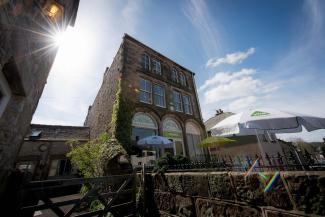 YHA Youlgreave exterior grounds YHA Youlgreave view