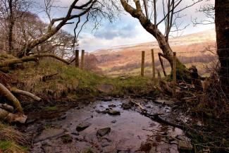 Local area around YHA Brecon Beacons hostel YHA Brecon Beacons locality