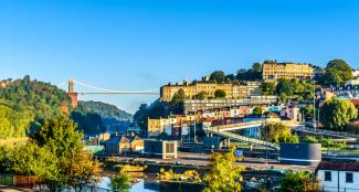 Landscape view of Bristol city