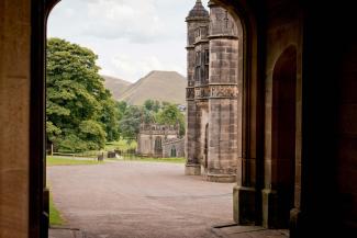 YHA Ilam Hall archway