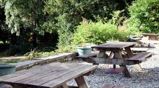 YHA Coniston Holly How garden