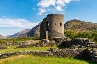 Dolbadarn Castle view