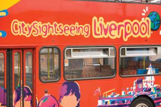 Liverpool sightseeing bus