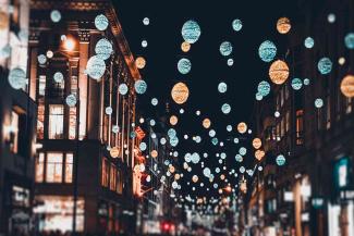 London Oxford Street Christmas lights. Photo credit magicbones / Adobe Stock London Oxford Street Christmas lights. Photo credit magicbones / Adobe Stock