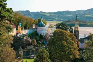 Portmeirion village in North Wales