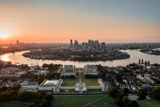 River and city views River and city views