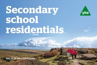 Secondary school trips brochure cover