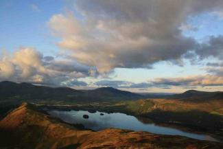 View from Catbells in the Lake District View from Catbells in the Lake District